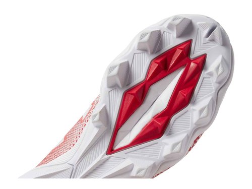 Under Armour Boy's Spotlight 3.0 Rubber Molded (Toddler/Little Kid/Big Kid) Red/White/Metallic Silver 10 Toddler M