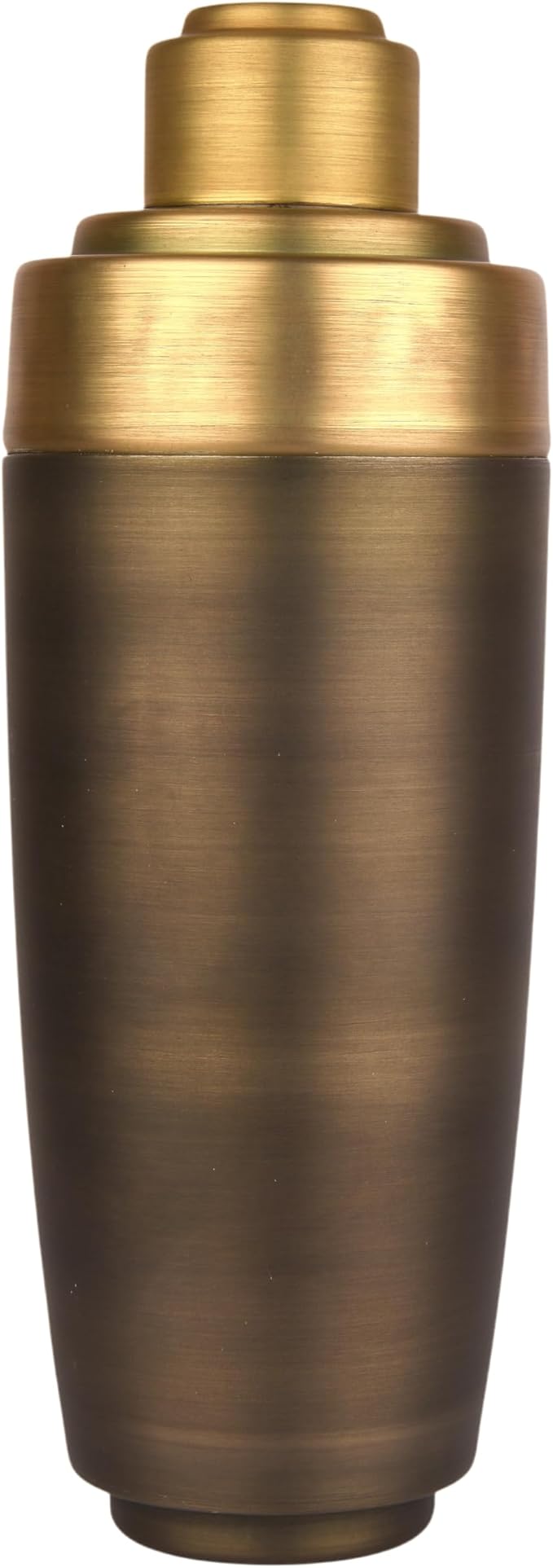 A CIVILIZED MAN Antique Gold Stainless Steel Cocktail Shaker and Bar Equipment | Antique Gold Cocktail Shaker 25 Ounce Cap...