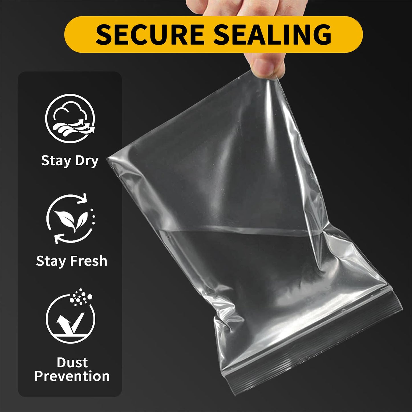600 Pack Mini Zipper Lock Plastic Bags, Assorted Sizes (1.5x2, 2x2, 2x3, 3x3, 3x4, 3x5 Inch) – Clear, Resealable Storage Bags for Jewelry, Beads, Pills, Toys, Snacks – 2 Mil Thick
