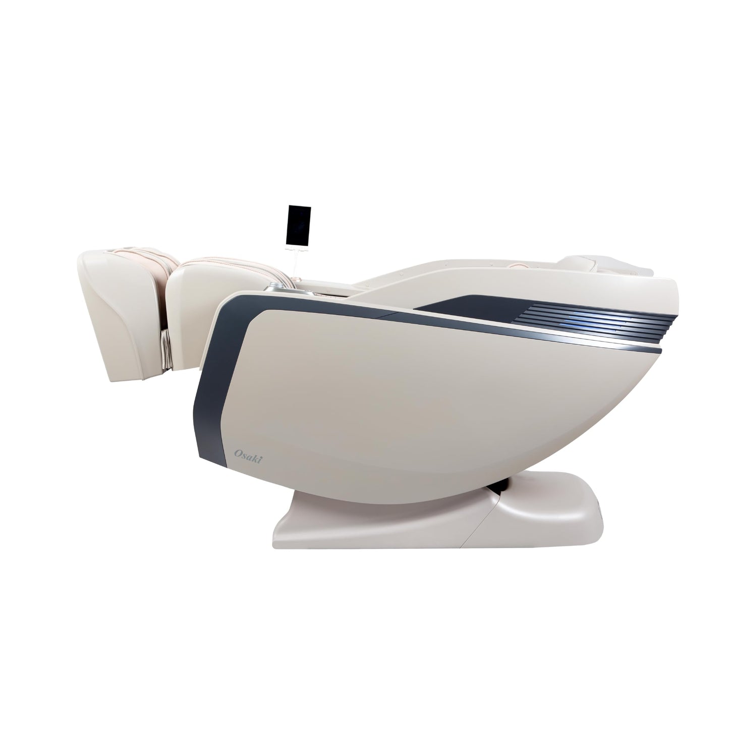 Osaki Monarch Full Body Massage Chair | Zero Gravity 3D SL-Track | Space Saving Technology Recliner| 9 Unique Auto Programs | Bluetooth Connection (LE Taupe)