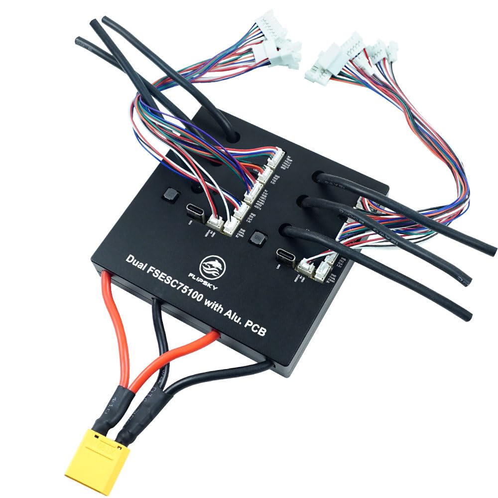 FLIPSKY 75100 FOC 75V 200A Dual ESC with Aluminum PCB for Electric Skateboard/Scooter/Ebike Speed Controller