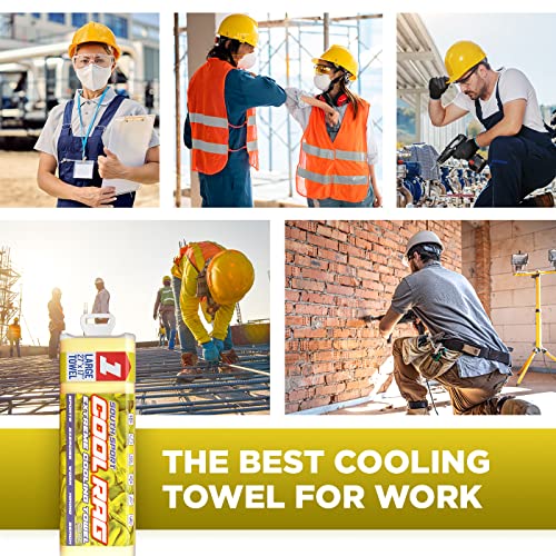 South Sport Cool Cool RAG Extreme Cooling Towel for Heat Relief - PVA Cooling Towel for Workout, Gym, Running and for Othe...