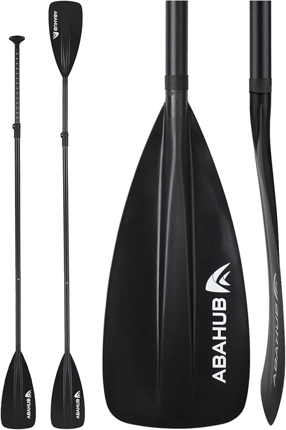 Abahub SUP Paddle - 3 Piece Adjustable Paddles - Lightweight Stand-up Paddle Oars for Paddleboard, Adjustable Aluminum All...