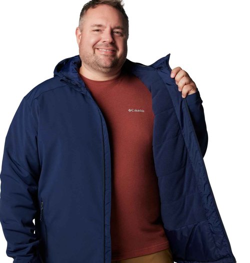 Columbia Men's Gate Racer II Softshell, Collegiate Navy, Large