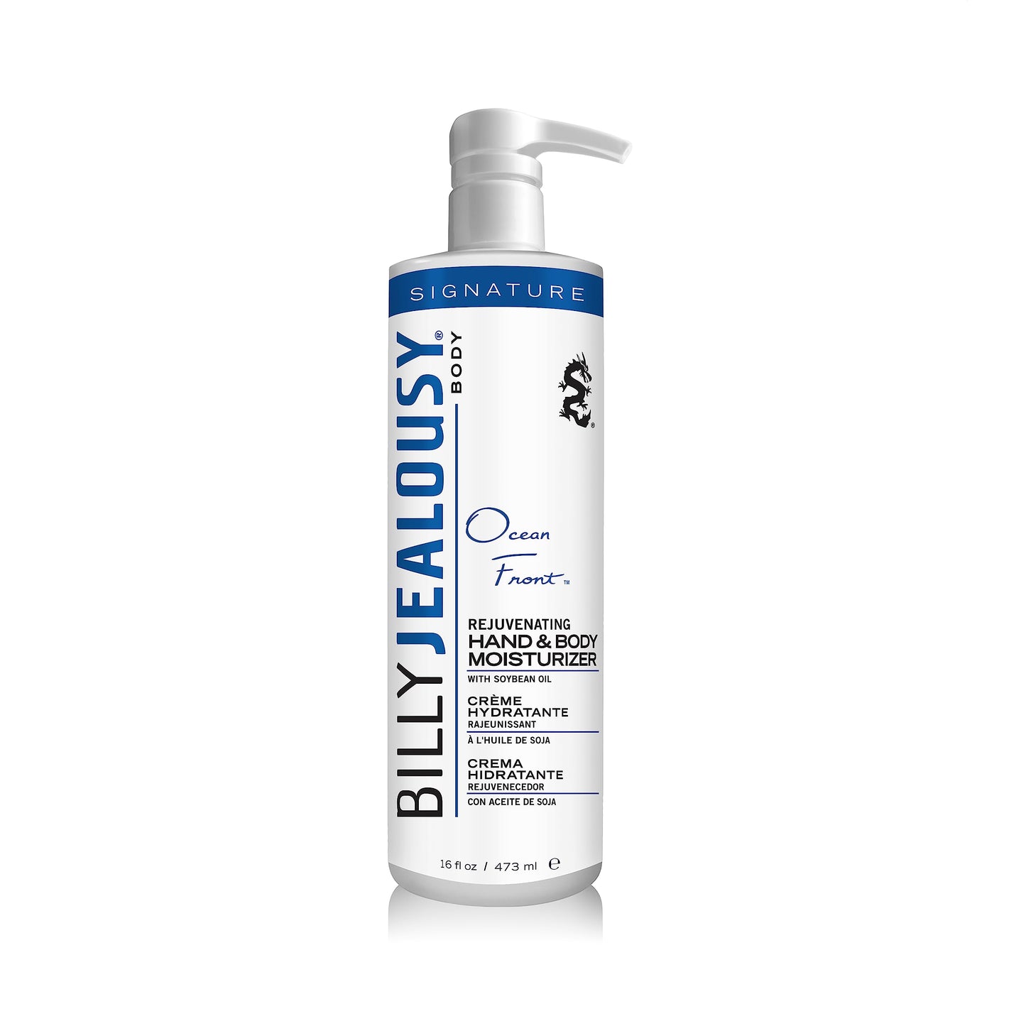 Billy Jealousy Ocean Front Hand & Body Moisturizer for Soft Nourished Skin Ideal for All Skin Types, Non-greasy Body Lotion with