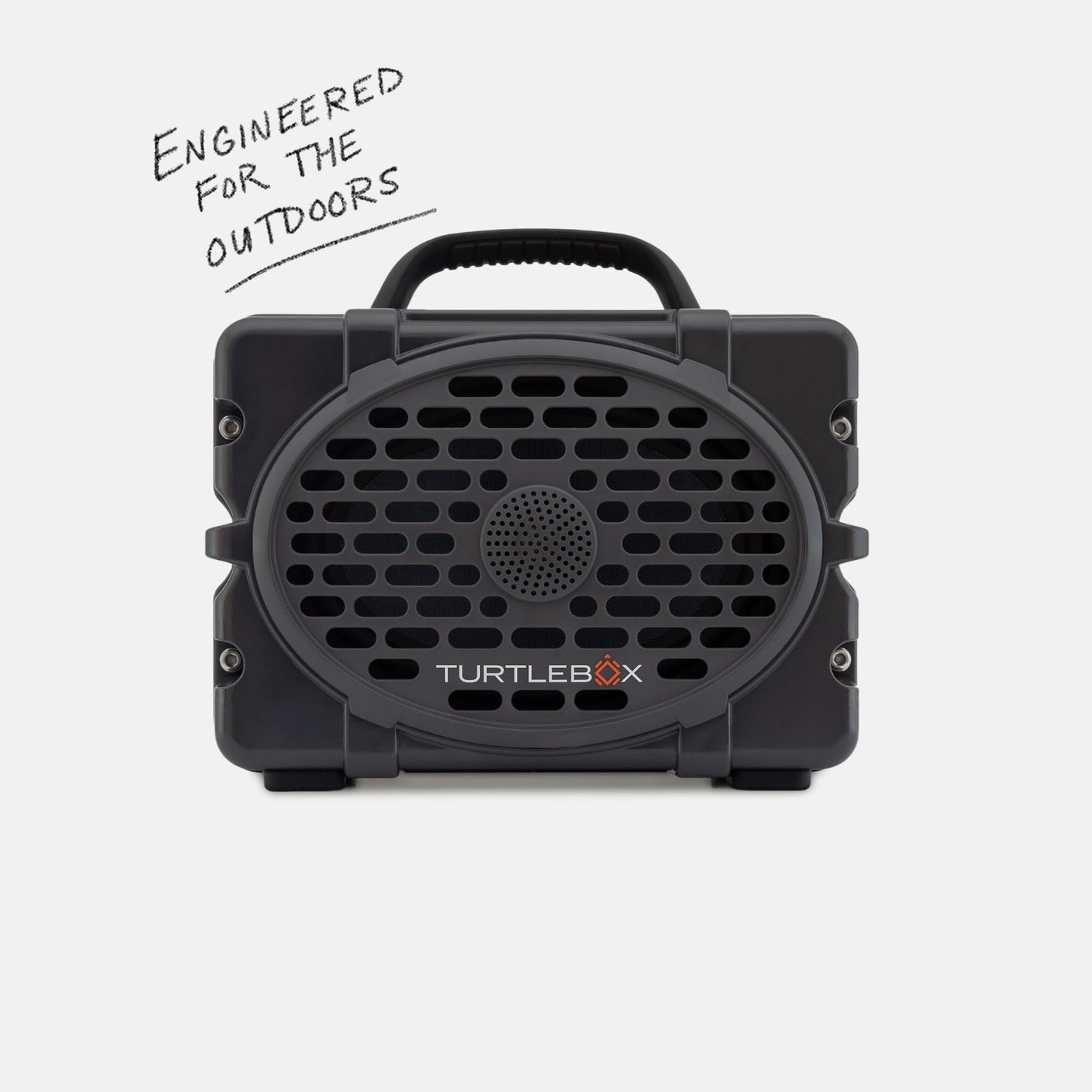 Turtlebox Original Gen 3: Portable Outdoor Bluetooth Speaker – Ultra-Loud (120dB), Waterproof (IP67), Rugged, Impact-Resistant, 3-Day Battery | Party Mode: Unlimited Pairing for Stereo Sound, Gray