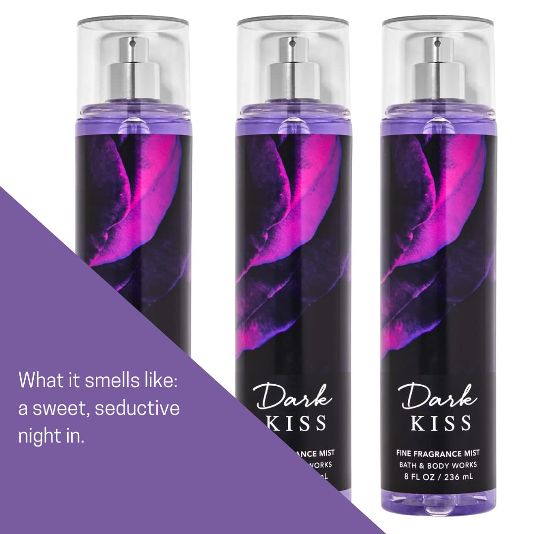 Bath & Body Works Dark Kiss Fine Fragrance Mist, 8 Ounce