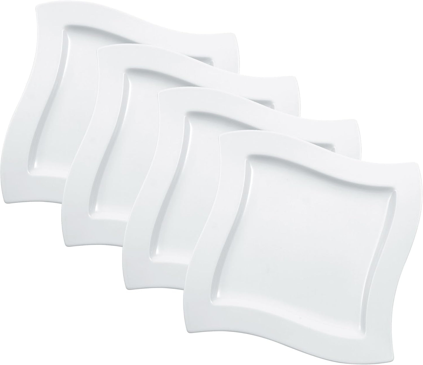Villeroy & Boch New Wave Square Salad Plates, Set of 4
