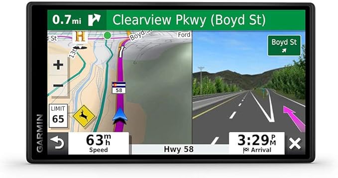 Garmin DriveSmart 55 & Traffic: GPS Navigator with a 5.5” Display, Hands-Free Calling, Included Traffic alerts and Informa...