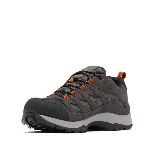 Columbia Mens Crestwood Waterproof, Graphite/Dark Adobe, 11