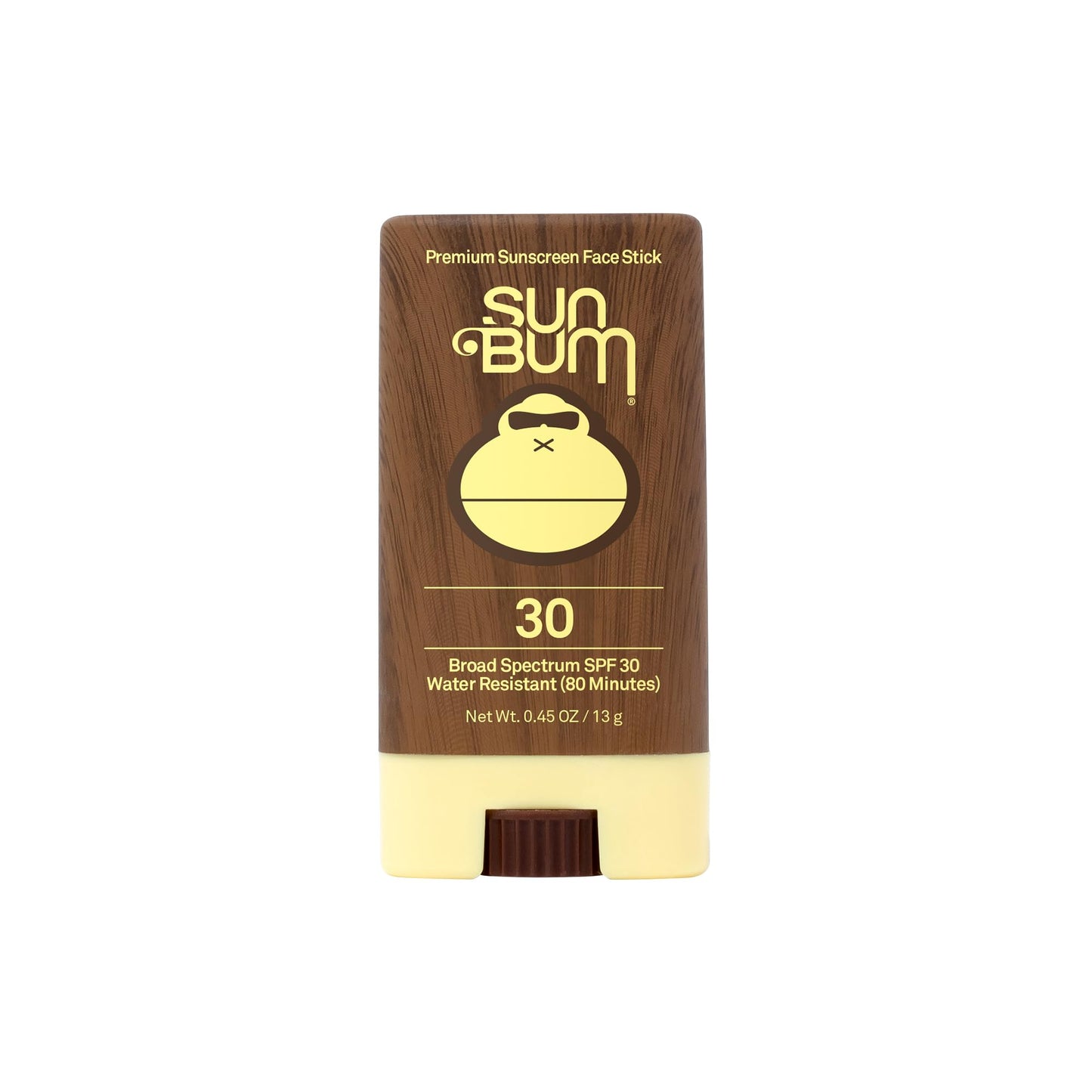 Sun Bum Original SPF 30 Face Stick Sunscreen - Water-Resistant Broad Spectrum Facial Sunscreen with Vitamin E - Hawaii 104 Act C