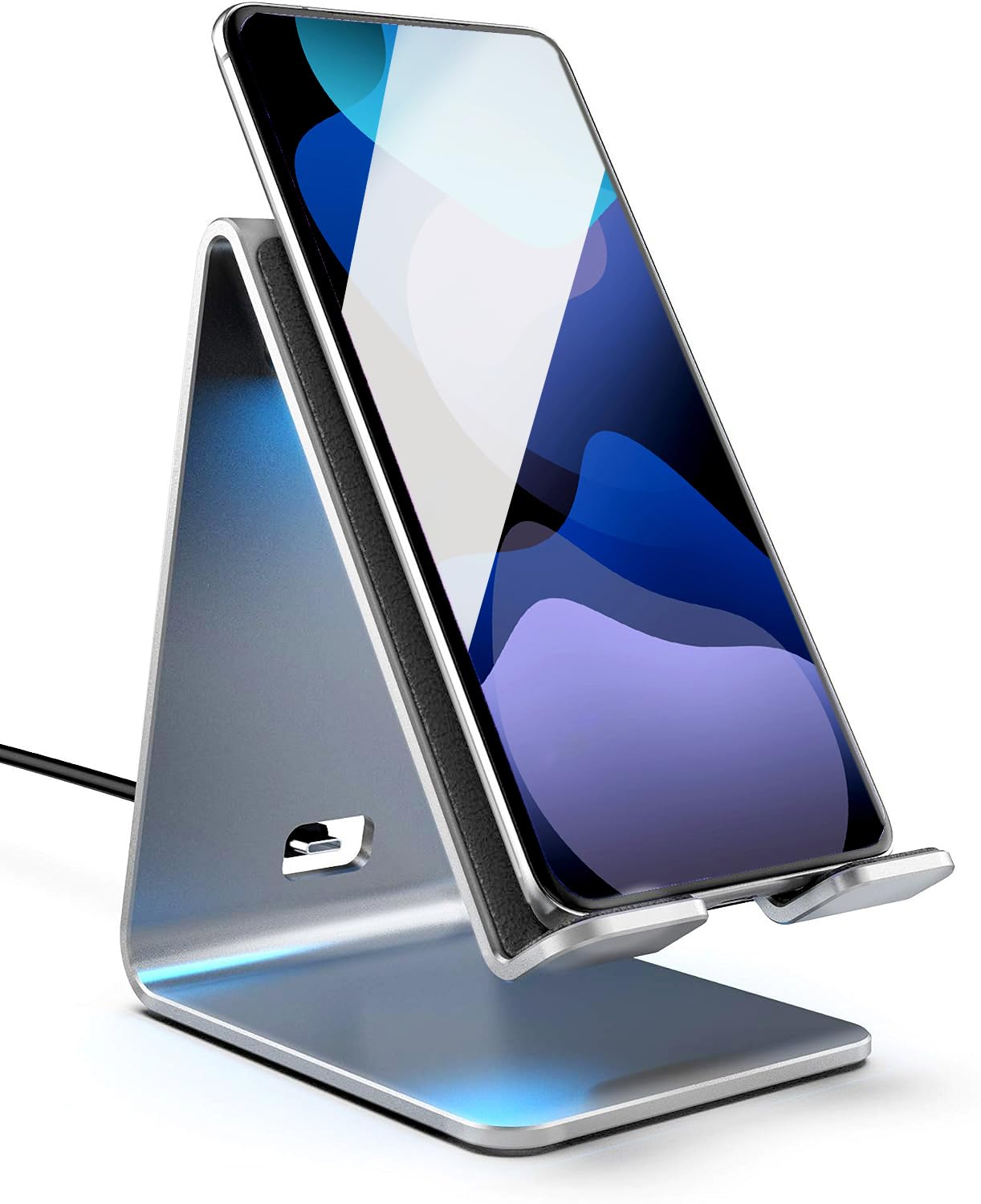 Encased Powerstand Wireless Charging Stand With Dimmable Led Backlights - Desktop Charger For Iphone, Android And Galaxy Phone M