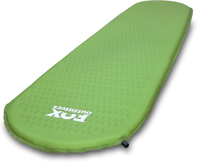 Fox Outfitters Ultralight Series Self Inflating Camp Pad - Perfect Foam Sleeping Pads for Camping, Backpacking, Hiking, Ha...