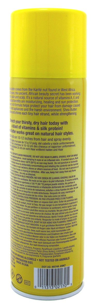 Fantasia Shea Butter Sheen Spray 14 Ounce (414ml) (6 Pack)