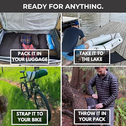 Catalyst Outdoors Ultra-Lightweight Inflatable Kayak for Adults & Kids - 1 Person Packraft, Durable TPU, Compact, Rapid In...