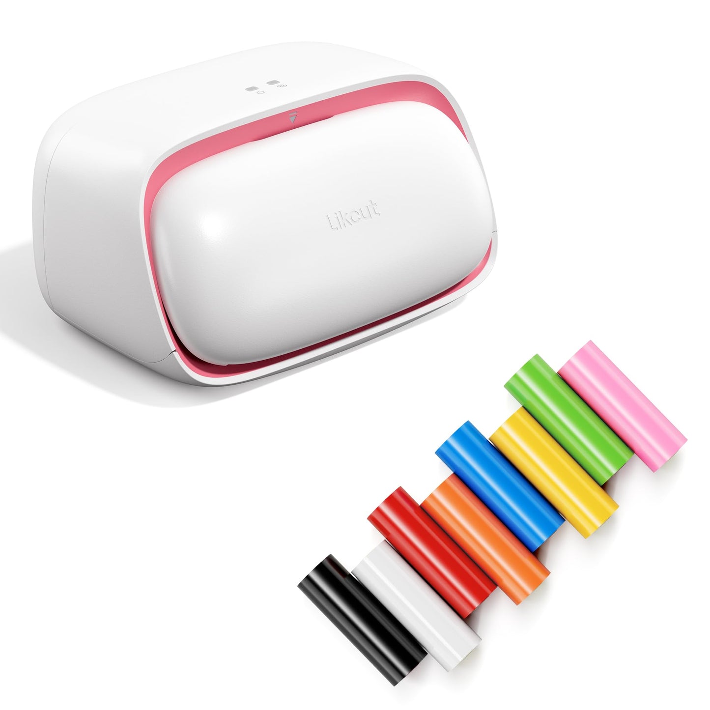 Likcut Glee S501 Vinyl Cutting Machine, Likcut 8 Assorted Colors 4.5" X 6FT PET Permanent Vinyl