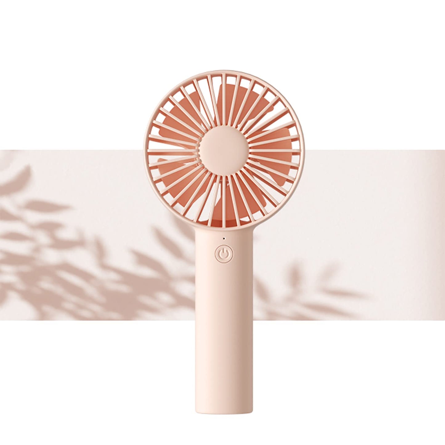 JISULIFE Handheld Mini Fan, Portable and Small with 3 Speeds, USB Rechargeable Battery Operate for Outdoor, Indoor, Makeup, Comm