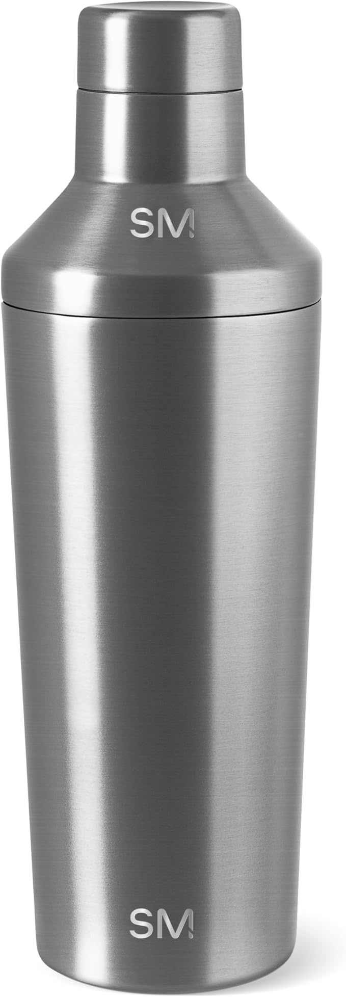 Simple Modern Cocktail Shaker Set with Jigger Lid | Stainless Steel Boston Shaker Insulated Martini Mixer for Mocktails | ...