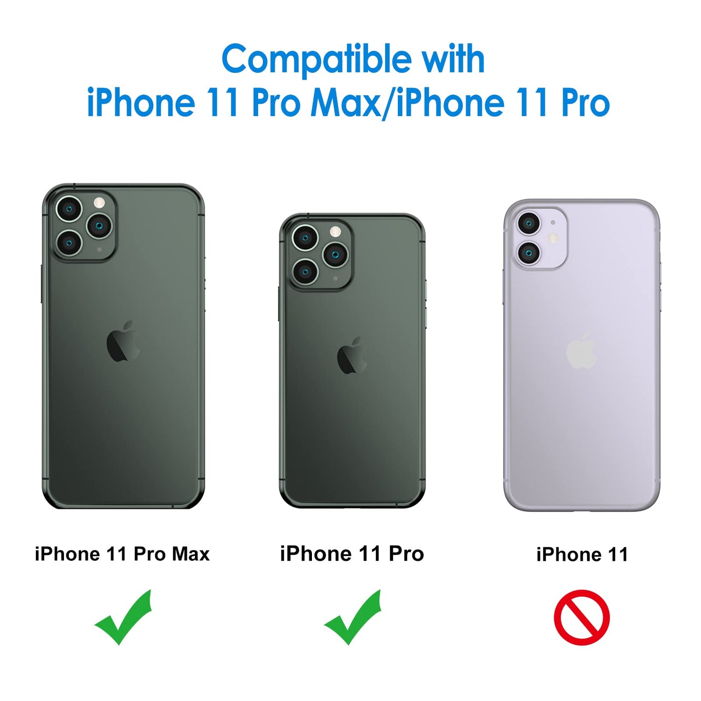 Jetech Camera Lens Protector For Iphone 11 Pro Max 6.5-Inch And Iphone 11 Pro 5.8-Inch, 9H Tempered Glass, Hd Clear, Anti-Scratc