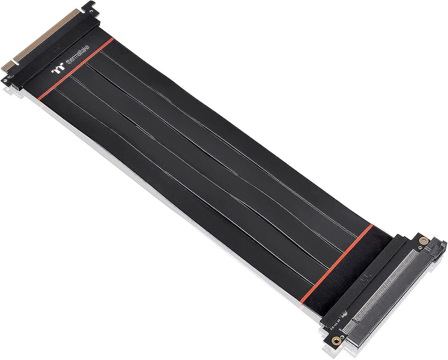Thermaltake Tt Premium Pci-E 4.0 High Speed Flexible Extender Riser Cable 300Mm Ac-058-Co1Otn-C1