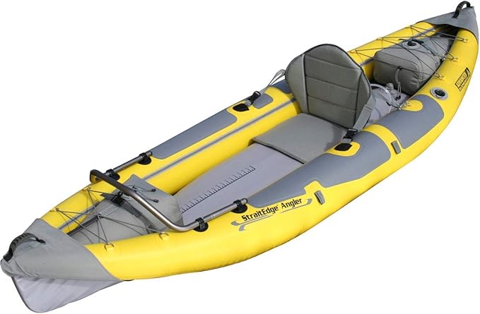 Advanced Elements StraitEdge™ Angler Inflatable Kayak - AE1006-ANG Fishing Kayak with Rod Holders and Bag and Pump