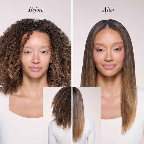 L'ANGE HAIR Smooth-It 2-in-1 Hot Comb Straightener | Digital Straightening Comb with Adjustable Heat Dial | Ionic Technology for Frizz-Free Styling | for All Hair Types (Digital Comb - Blush)