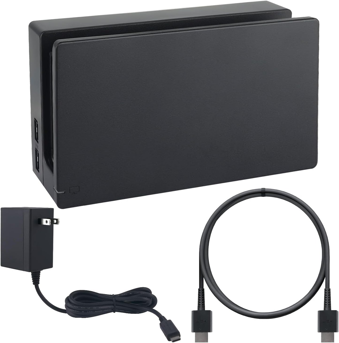 Aubertaro TV Dock Station Set for Nintendo Switch - 1080P HDMI, USB 3.0, Black