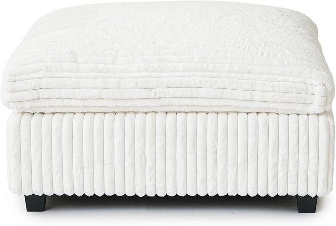 WJShome Cloud Modular Sectional Sofa, Plush Sofas for Living Room,39.37inch Ottoman,Beige