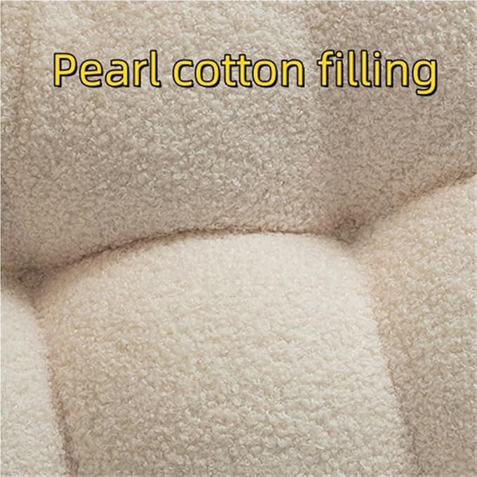 Stylish Ottoman Pouf, Cushioned Foot Stool, Comfortable Floor Seat Cushion, Meditation Cushion, Sofa Cushion for Living Room and Bedroom(Gray,17.7 * 17.7 * 4.7in)
