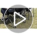 HIGH POINT SPORTS Oversized Camping Folding Chair, Heavy Duty Portable Lawn Chairs, Folding Chairs for Outside with Cup Ho...