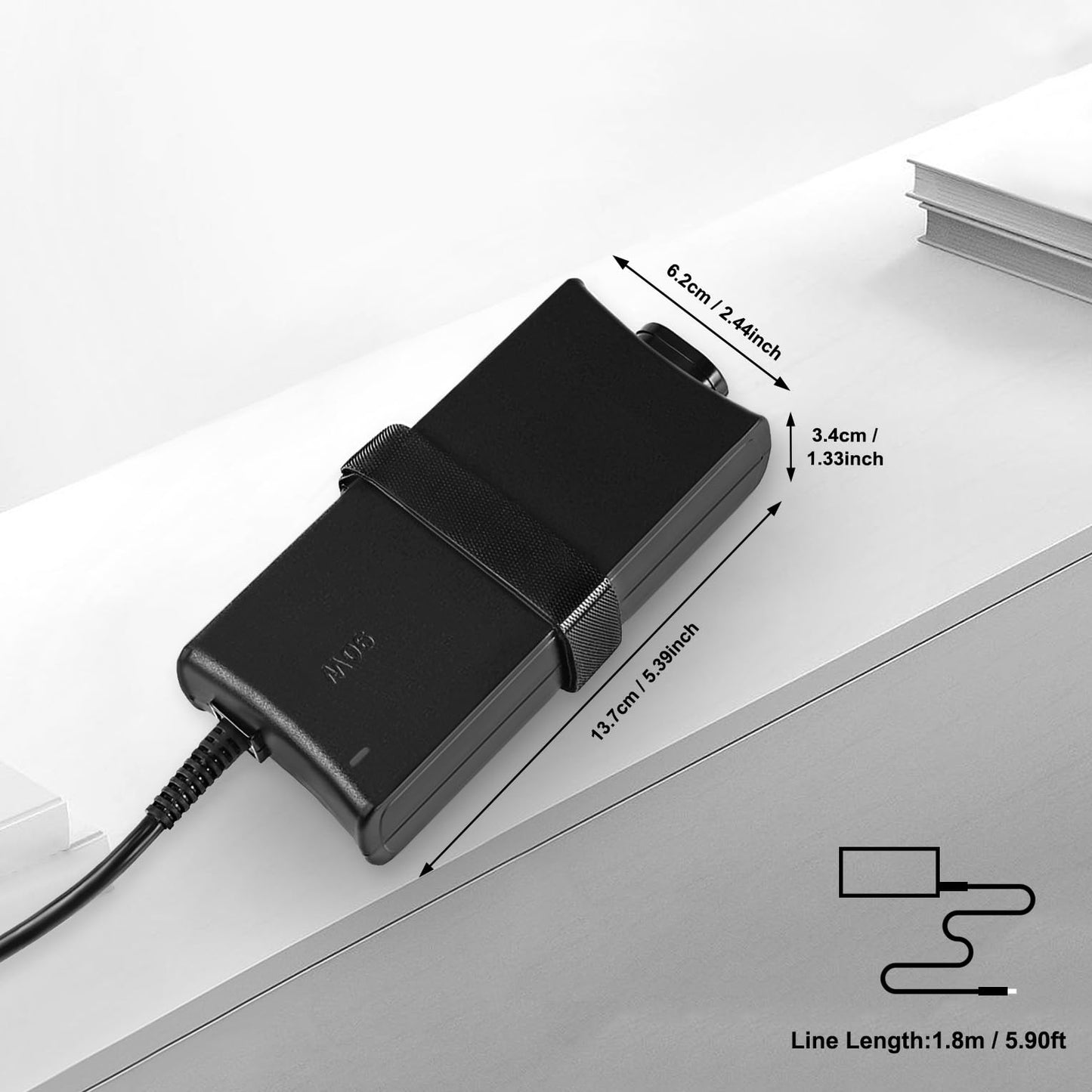 JUYOON 24V 3.75A 90W Charger Compatible with Resmed AirSense 10 AutoSet S10 AirCurve 10 S ST ST-A Supplies 370001 370006 DA-90-F24 AC Adapter Power Cord