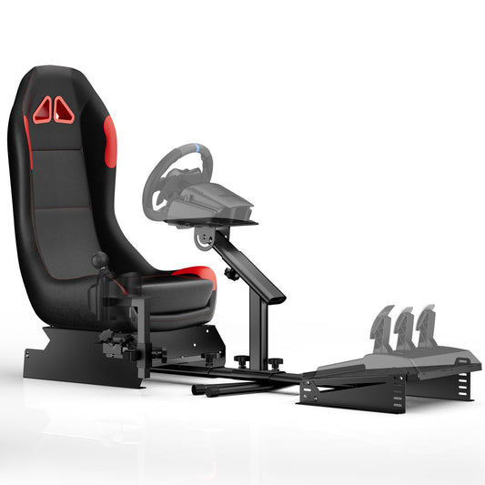 DIWANGUS Racing Simulator Cockpit with Reinforced Frame, Foldable Sim Racing Cockpit for Fanatec CSL DD, Logitech G29 G923 G920 G PRO RS50, MOZA R3 R21 R25 Thrustmaster, Fanatec, PS5, Xbox, PC