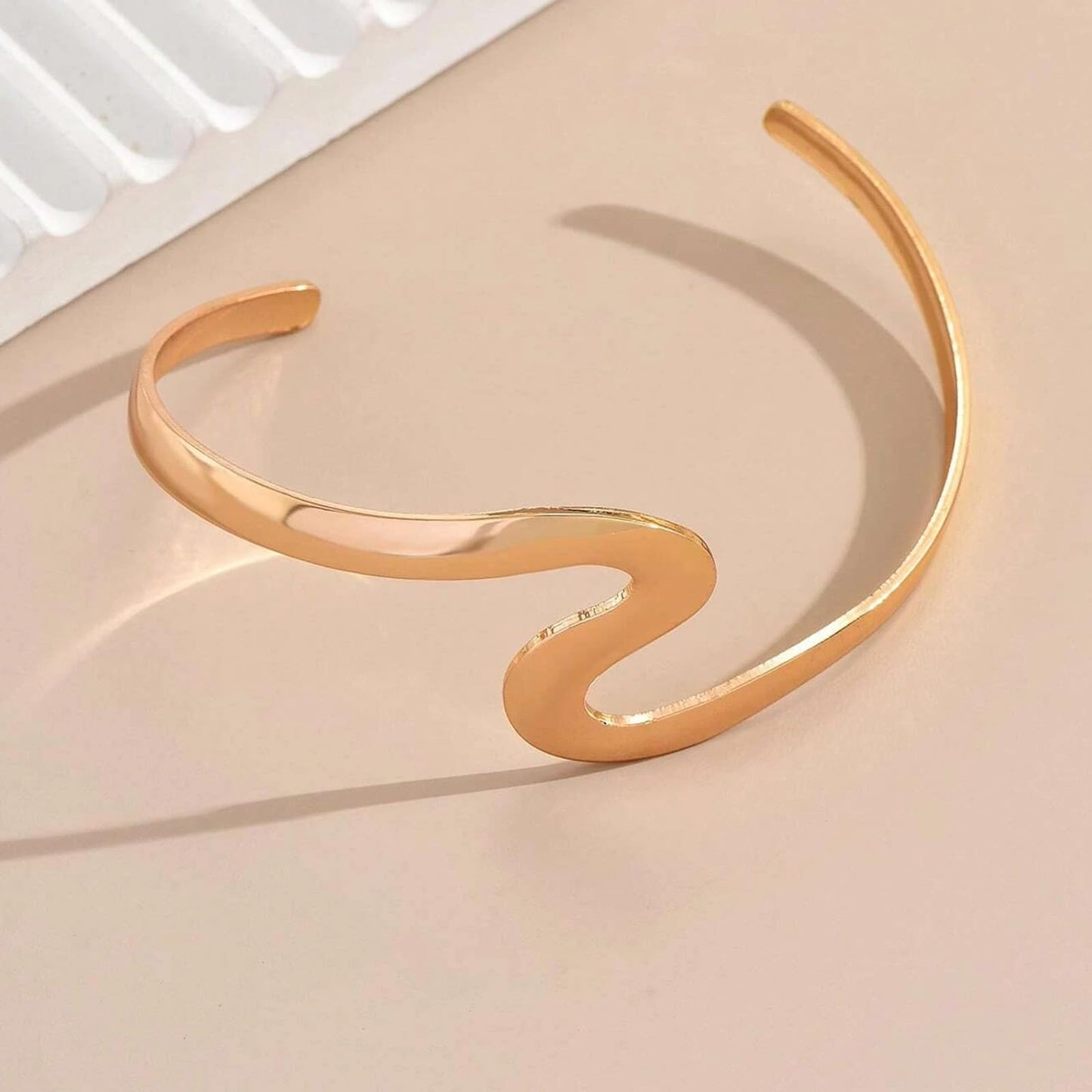 Arm Cuff Gold Upper Arm Jewelry for Women Chunky Cuff Bangle Bracelets Armband Jewelry Greek Goddess Halloween Costume Accessori