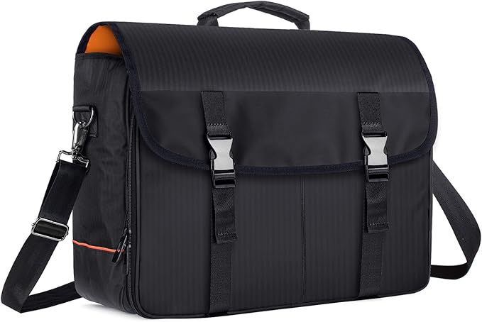 CURMIO Bartender Bag, Travel Bag for Bar Tools Set, Bartender Kits Storage with Padded Compartments for Wine Bottles, for ...