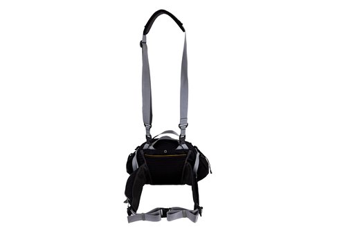 Mountainsmith Tour Lumbar Waist pack, Running, Hiking, Cycling, Travel, and Outdoor Sport Activities with Dual Water Bottle Holders, Grey Black