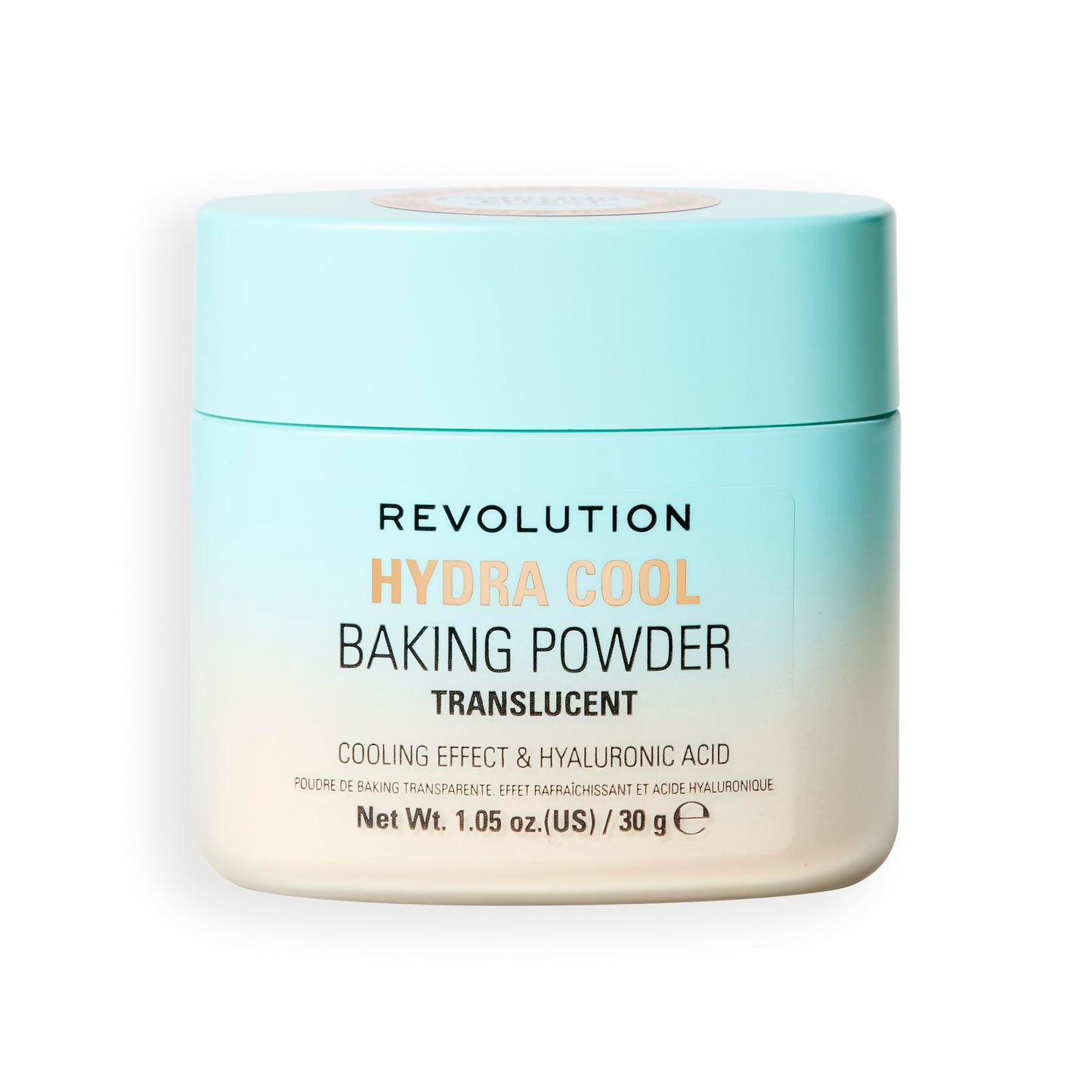 Revolution, Hydra Cool Cooling Loose Baking Powder, Makeup Setting Powder for Hydrating Skin, Enriched with Hyaluronic Acid, Veg