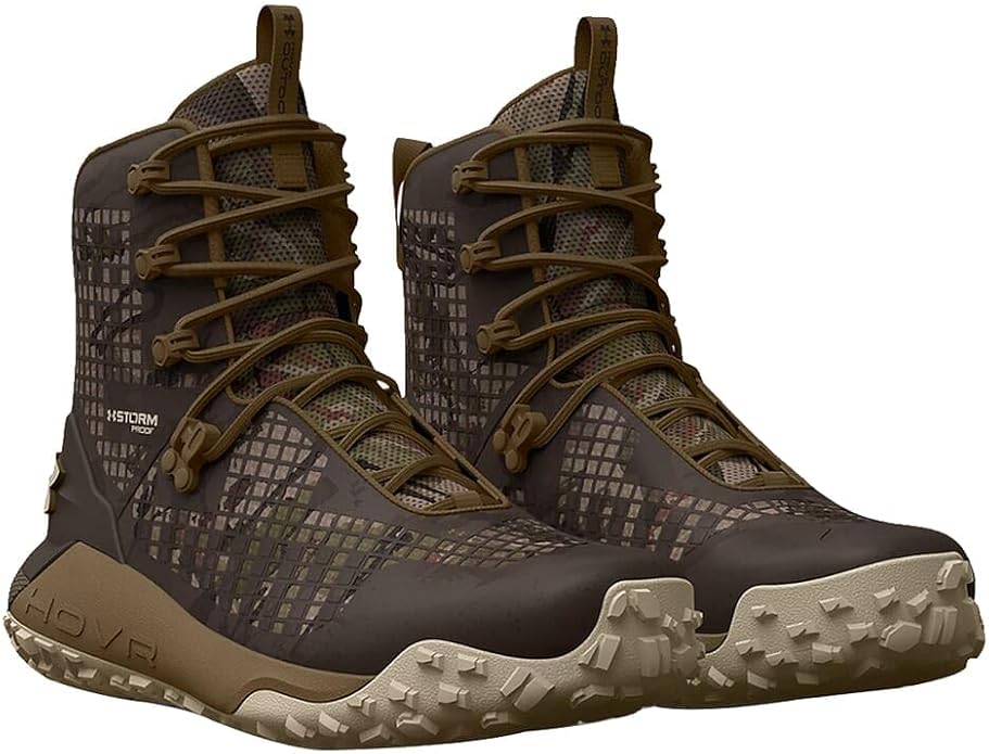 Under Armour Whitetail HOVR Dawn 2.0 Waterproof Boots UA Forest AS Camo/Maverick Brown/Bayou 3025573-901