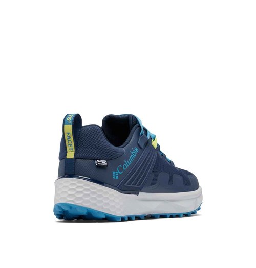 Columbia Mens Facet 75 Outdry Waterproof Hiking Shoe, Collegiate Navy/Mineral Blue, 15