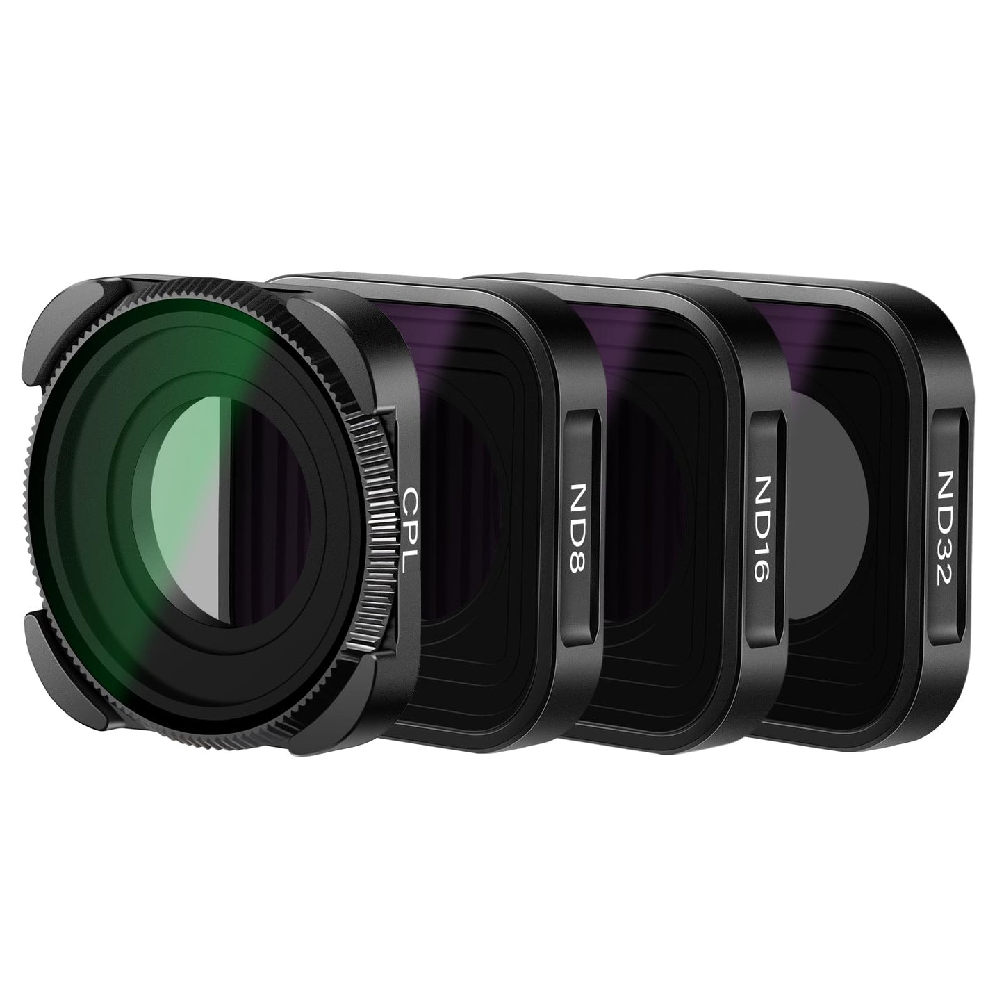 Neewer Nd Filter Set Compatible With Gopro Hero 12 Hero 11 Hero 10 9 Black, 4 Pack (Nd8 Nd16 Nd32 Cpl) Multi Coated Hd Slim Neut