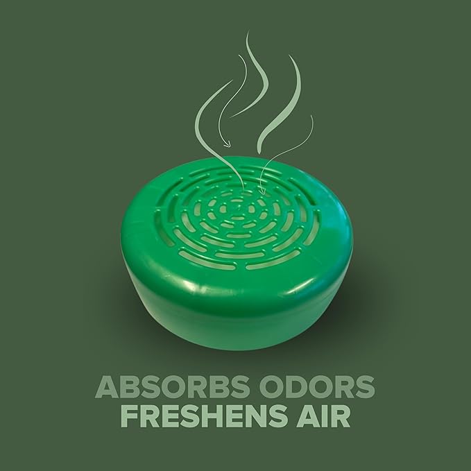 Citrus Magic Holiday Odor Absorbing Solid Air Freshener, Winter Wonder Green, 7-Ounce, Pack of 12