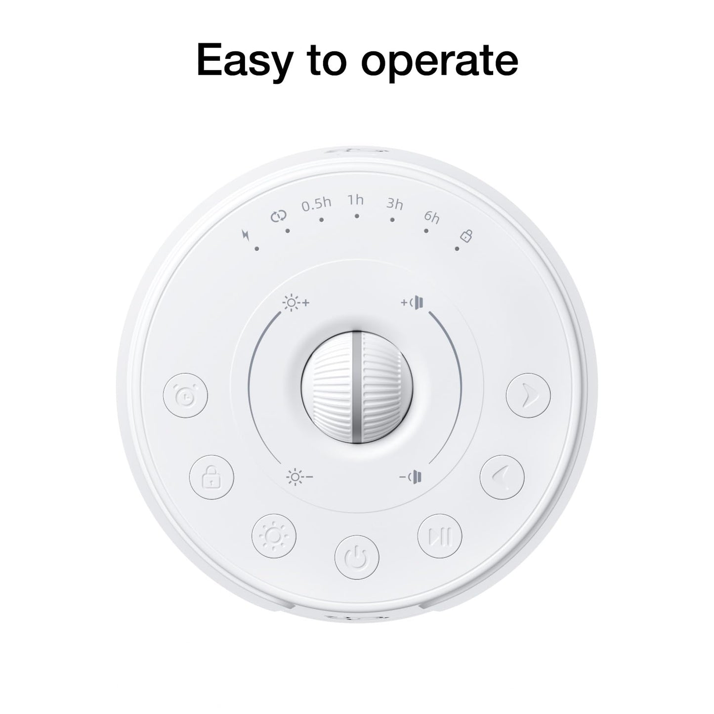 Sound Machine LEICEX White Noise Machine - 30 Soothing Sounds, 10 Colors Night Light, Rechargeable Battery- Travel Portable Sound Machine for Sleep Baby Adults, Perfect Sleeping Companion