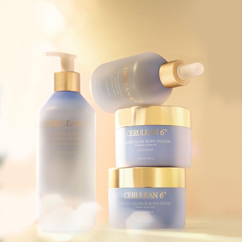 CERULEAN 6° Cloudline Body Oil - Our body oil is developed with essential fragrance oils and infused with vitamin E and elder flower extract to enrich the senses and reinvigorate the skin.