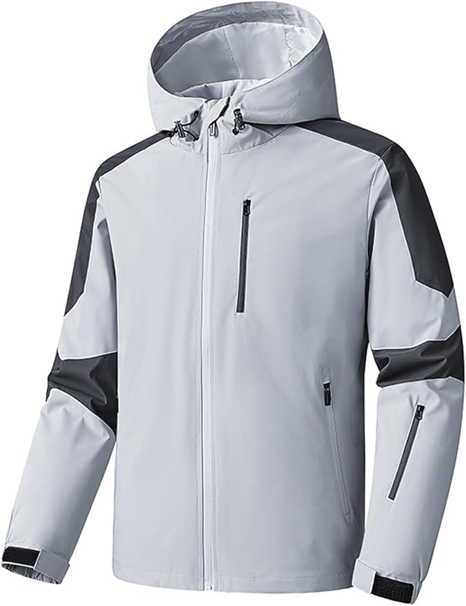 Men's Softshell Jackets Waterproof Lightweight Warm coats for Hiking Travel Skiing Windbreaker