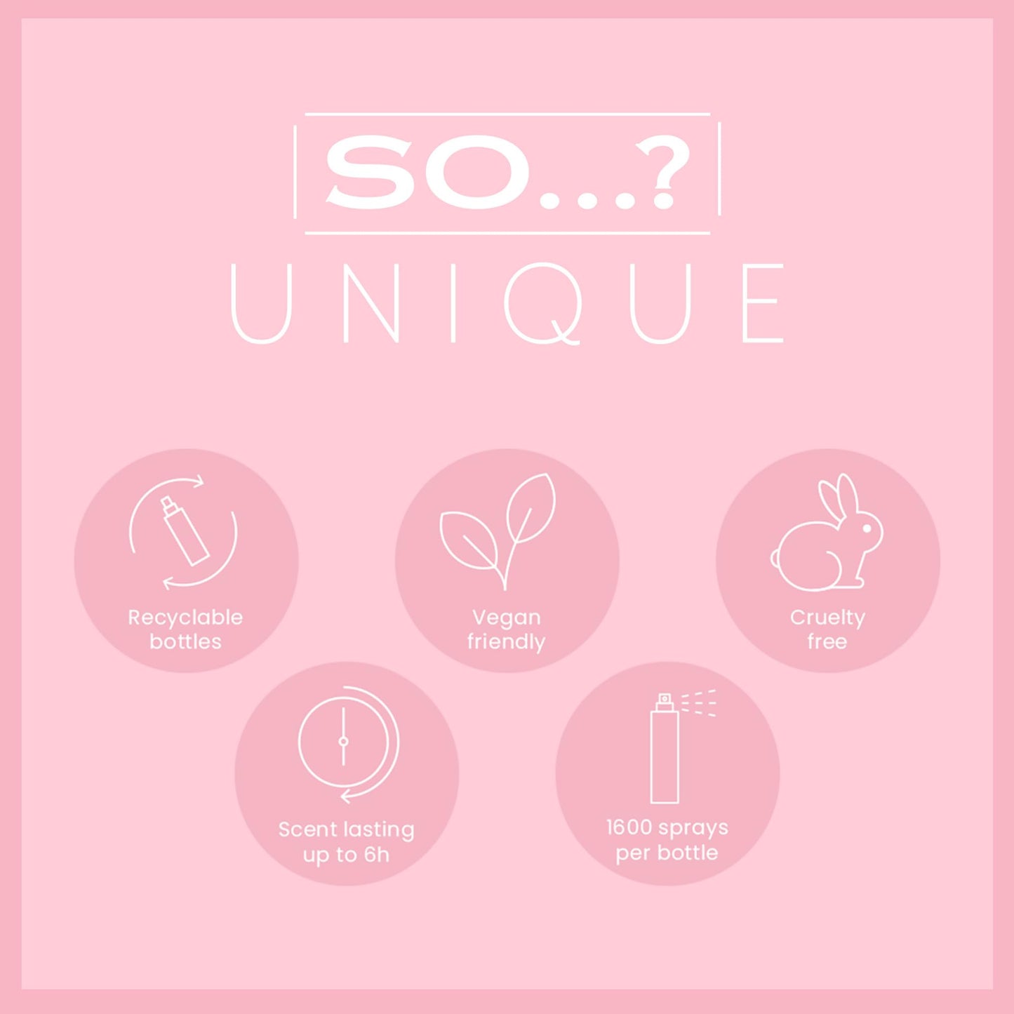 So...? Unique Body Mist - Truffle Cream for Women - 5.1 oz Body Mist - Pack of 3