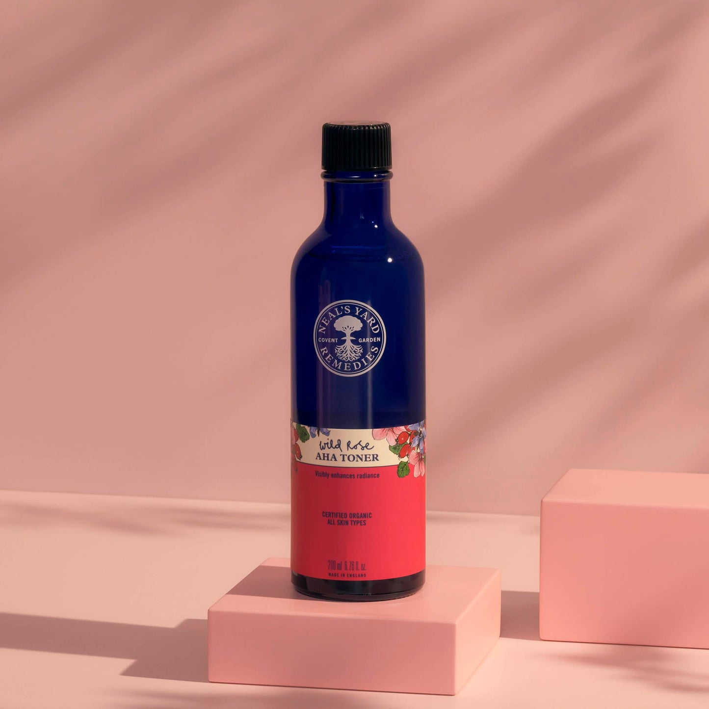 Neal's Yard Wild Rose AHA Toner, Hydrates, Renews & Refines, Gentle & Effective for Sensitive Skin, Vegan Approved & Cruelty-Fre