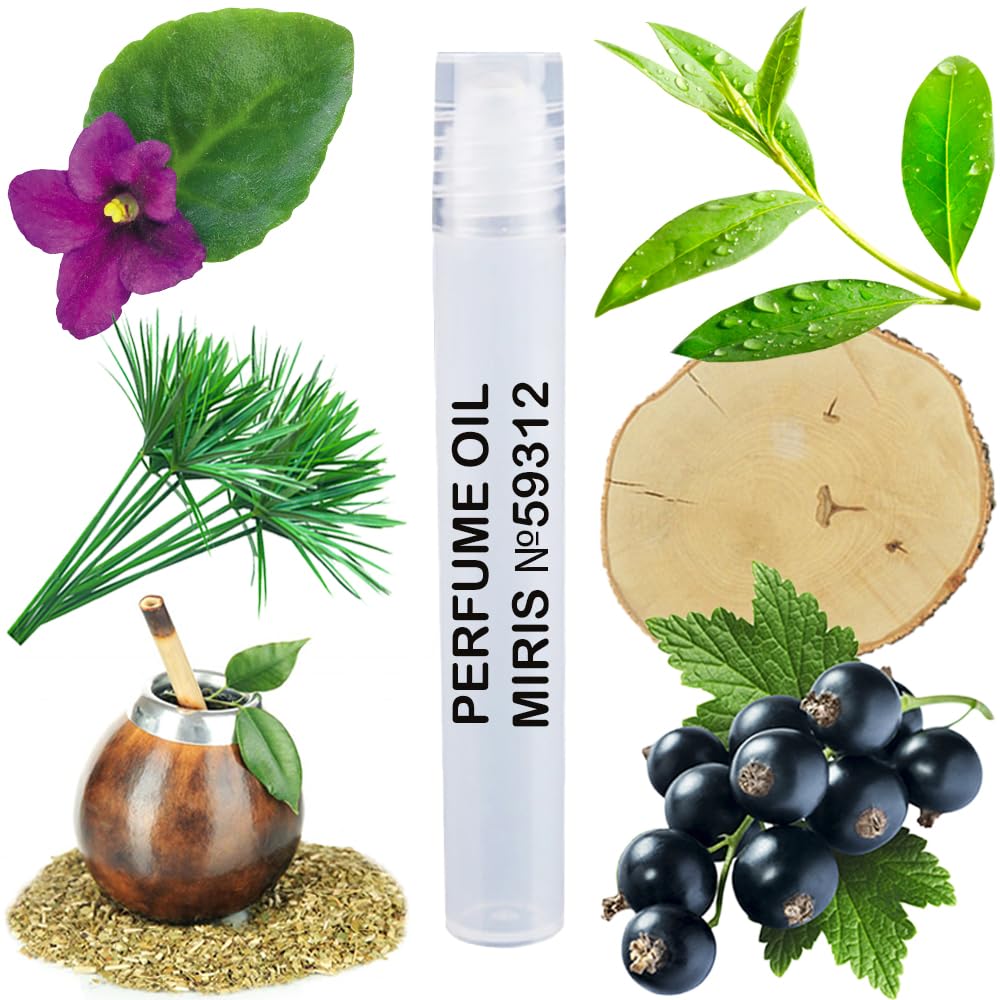 MIRIS No. 59312, Inspired by Mixed Emotions, Long-Lasting Unisex Perfume Oil for Women & Men Roll-On, Rollerball 0.34 Fl Oz / 10 ml