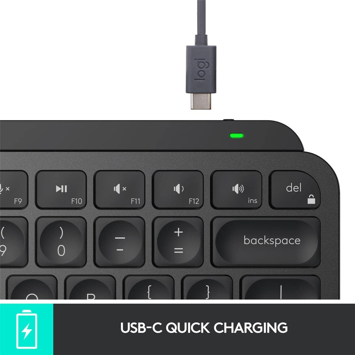 Logitech Mx Keys Mini Wireless Bluetooth Keyboard In Black