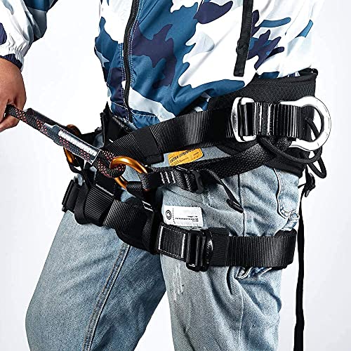 CroSight Climbing Seat Belt, Caving, Rock Climbing and Rappelling Equipment, Body Guard Protect, Rappelling Rescuing Equip