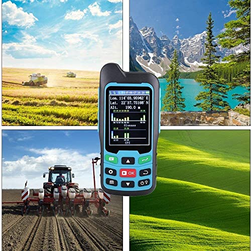 Handheld GPS Survey Equipment, BEVA GPS Land Measuring Instrument, Mini Handheld GPS Units for Mountainous Land, Slope and...