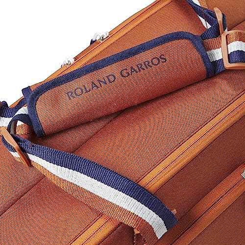 WILSON Roland Garros Team Tennis Racket Bag - Clay/Navy, Holds up to 6 Rackets